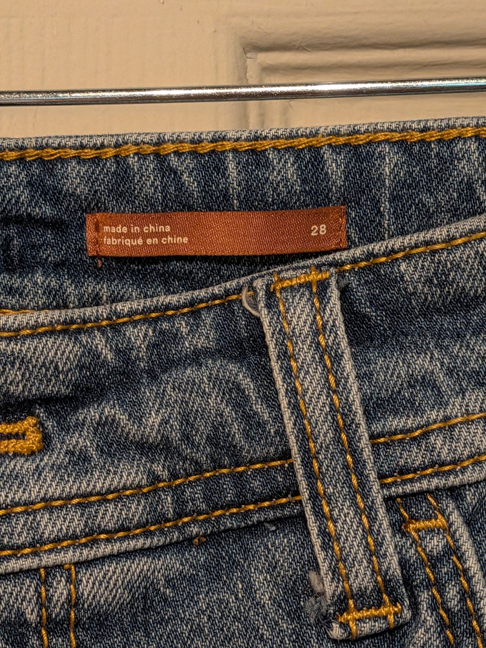 Pilcro Patch-Embellished Boyfriend Jeans in Blue - Picture 10 of 11